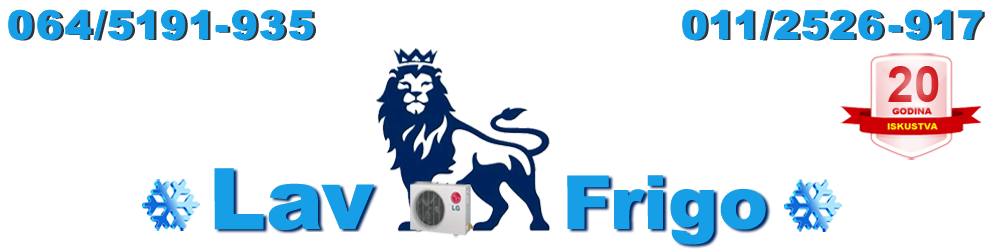 Lav Frigo – Klima uredjaji, Servis klima -Tel: 011/2526-917